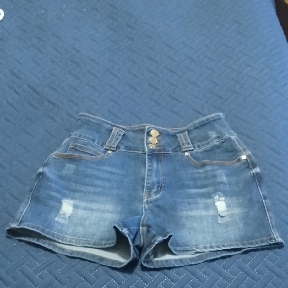 Denim Blue Women's Shorts